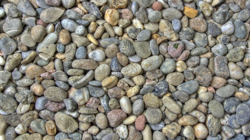 Smooth River Stones — Gray, Neutral, Photograph, Pebbles