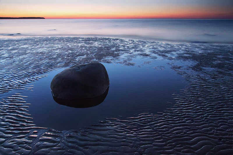 Smooth Rock in Tidal Pool