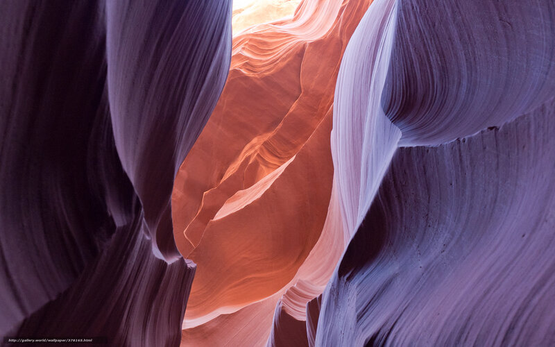 Smooth Sandstone Canyon — Purple