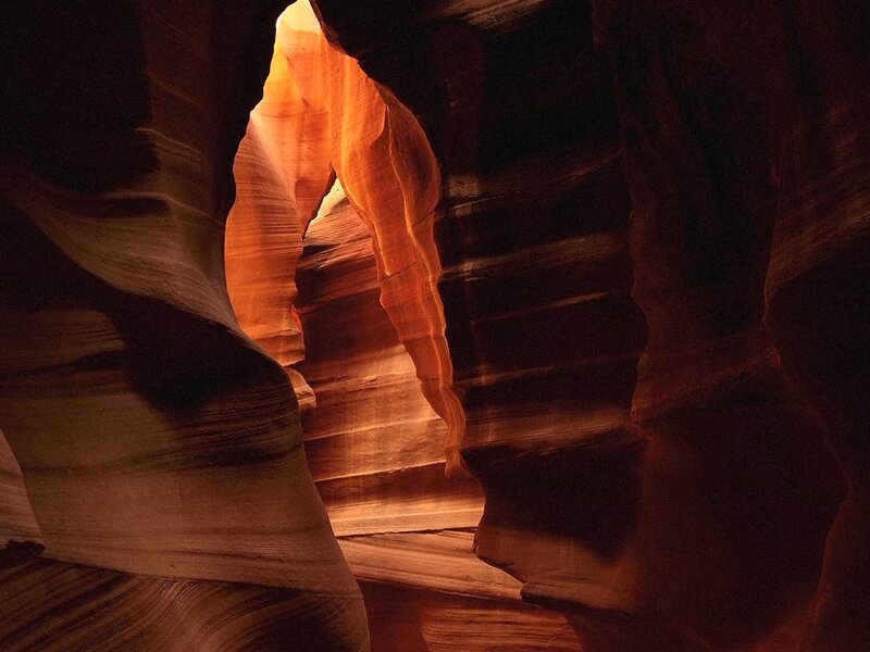 Smooth Sandstone Canyon