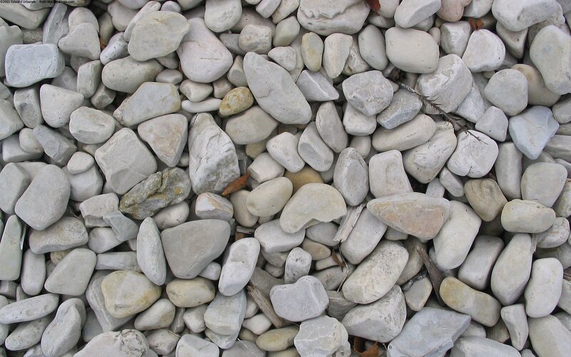 Smooth White Pebbles — Neutral