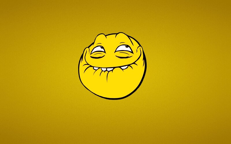 smug yellow face meme