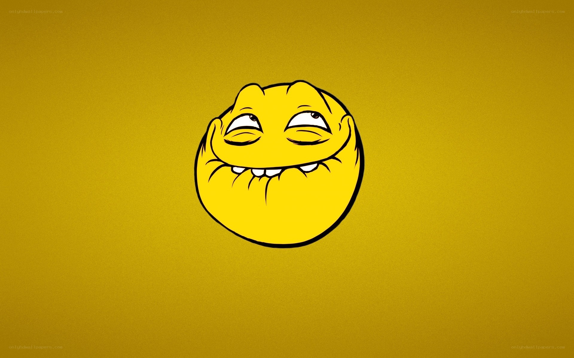 smug yellow face meme
