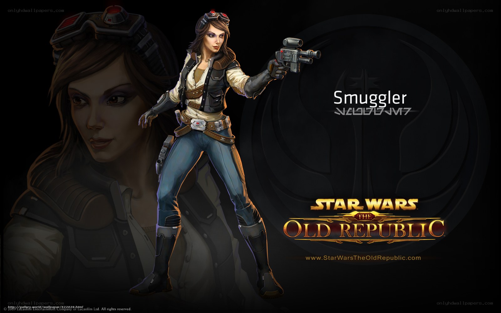 Smuggler character from Star Wars
