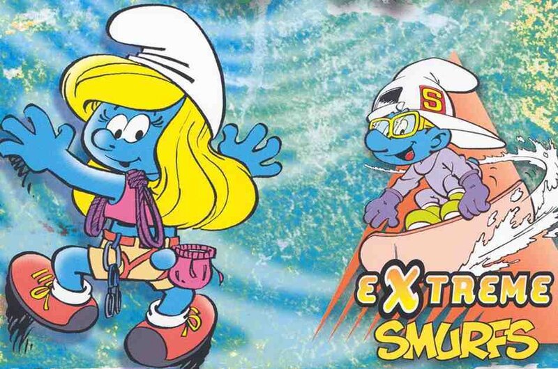 Smurf Characters in Water