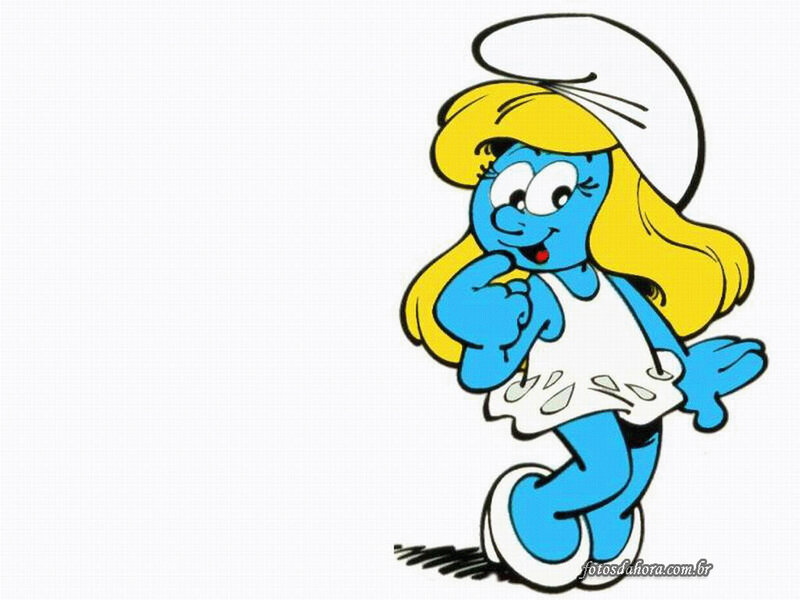 Smurfette character illustration