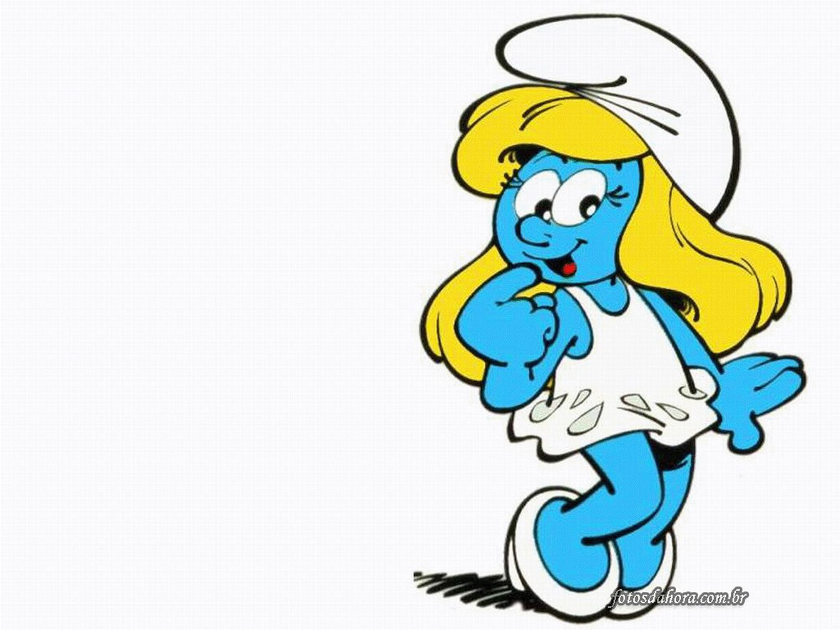 Smurfette character illustration