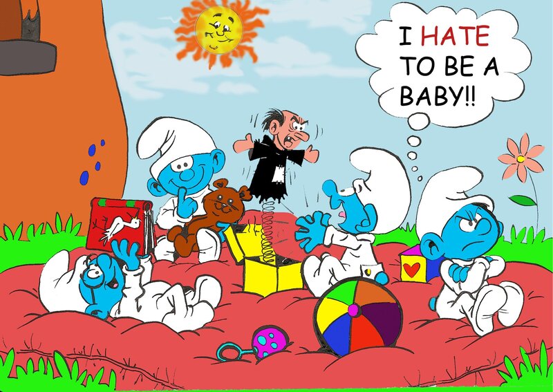 Smurfs as babies