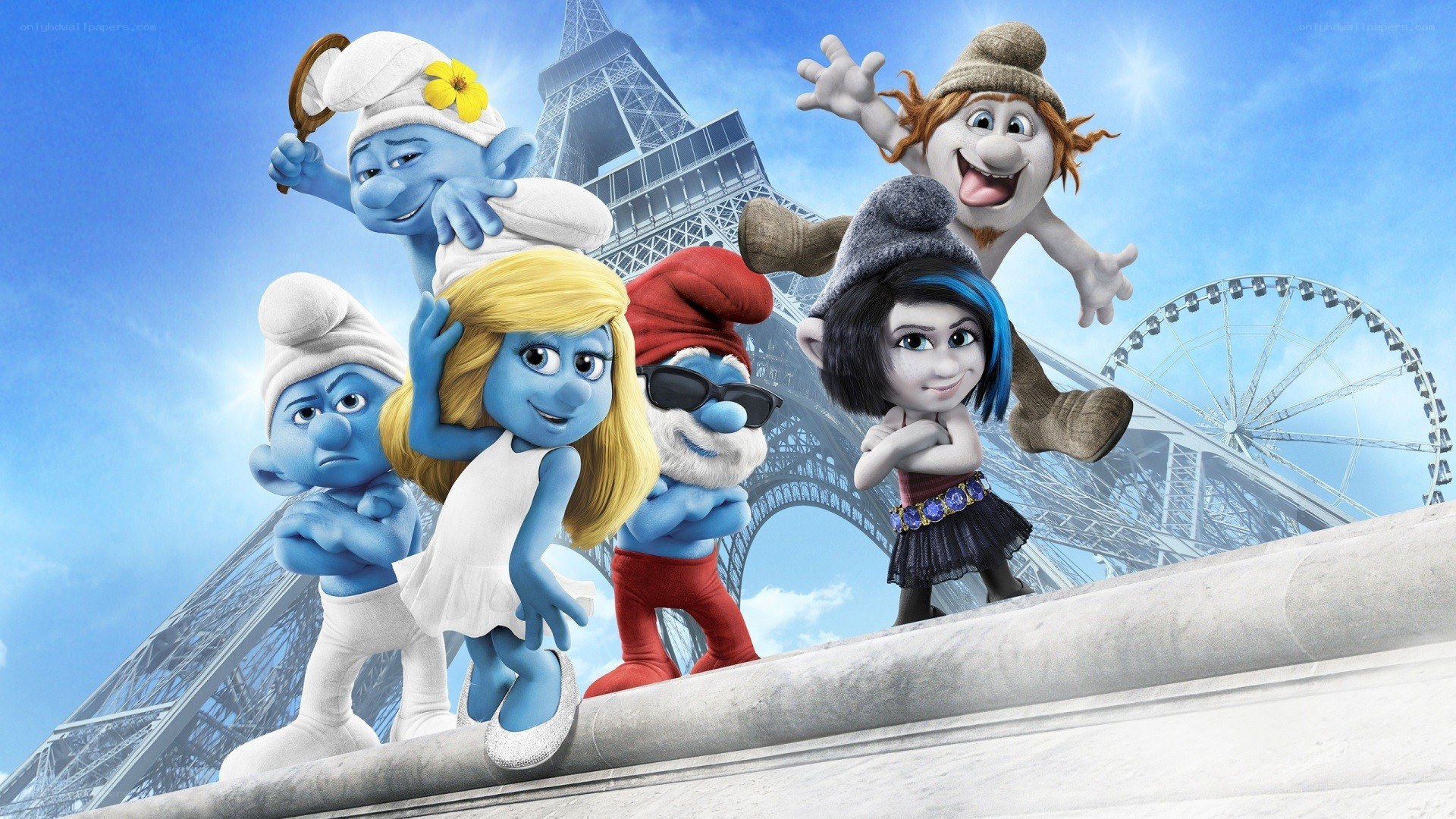 Smurfs in Paris
