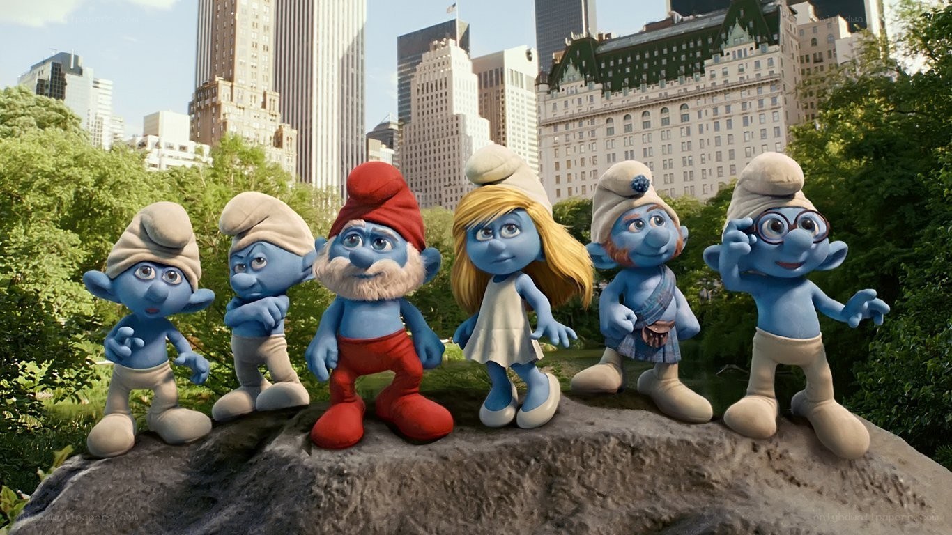 Smurfs in the city