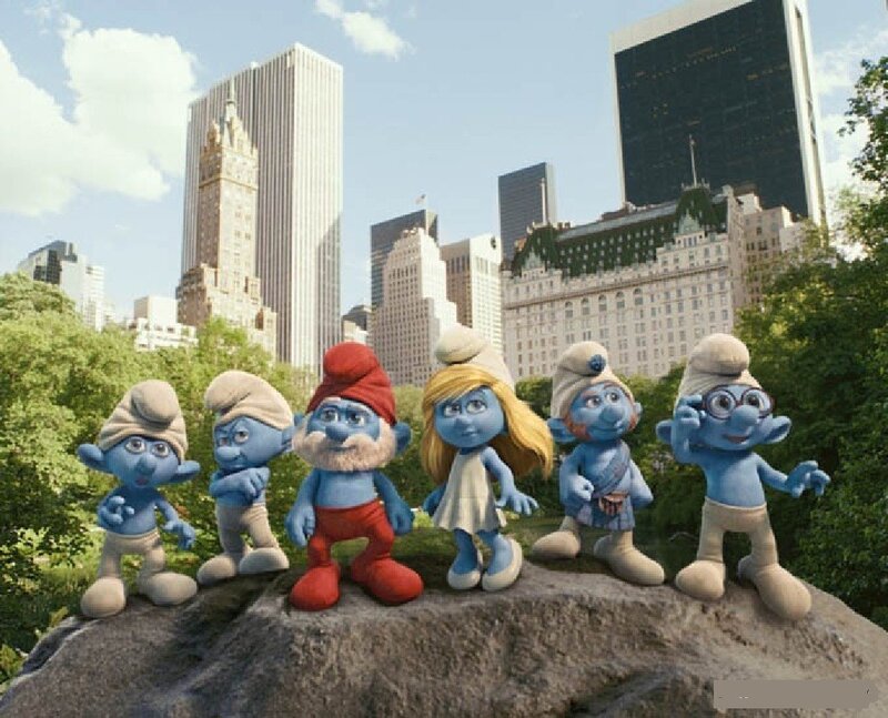 Smurfs in the city