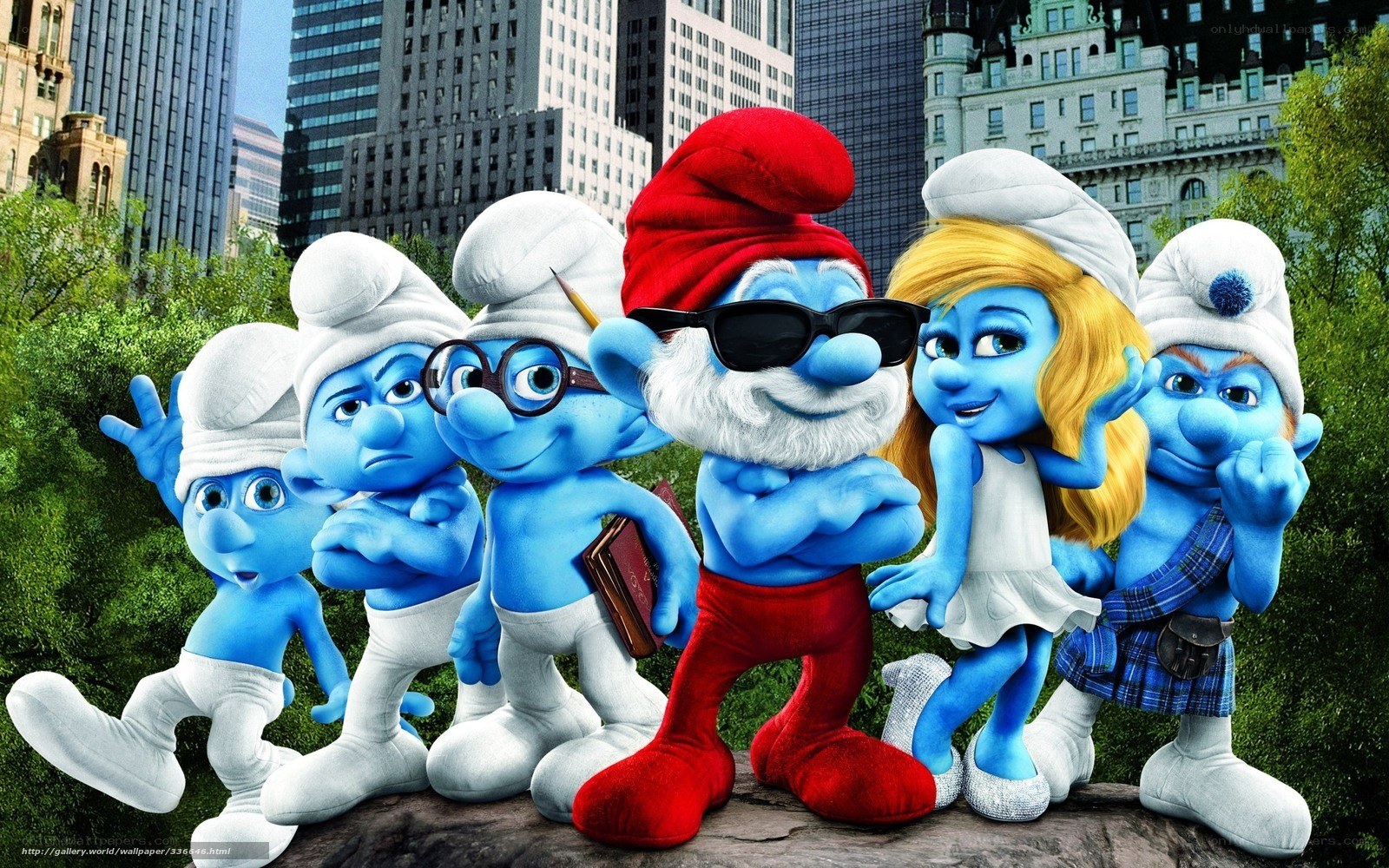 Smurfs in the city