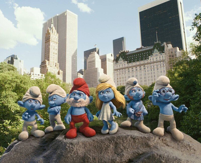 Smurfs on a Rock