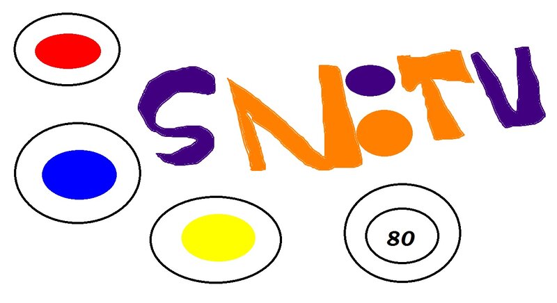 SN:TV Logo with Colored Circles