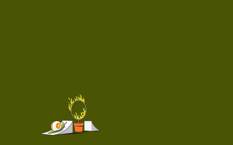 Snail on Ramp — Green, Playful, Illustration