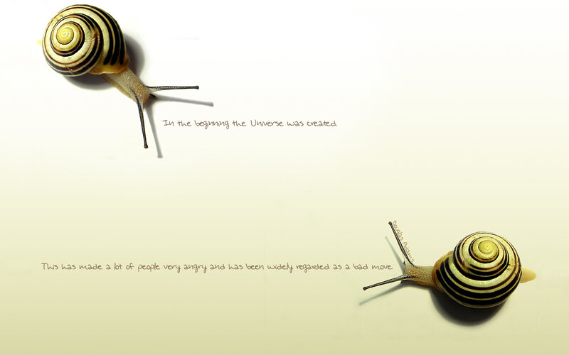 snails and universe creation