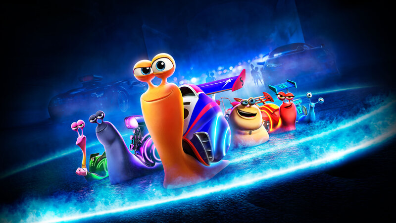 Snails in Racing Cars — Blue