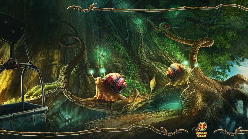 Snails on Tree Branch