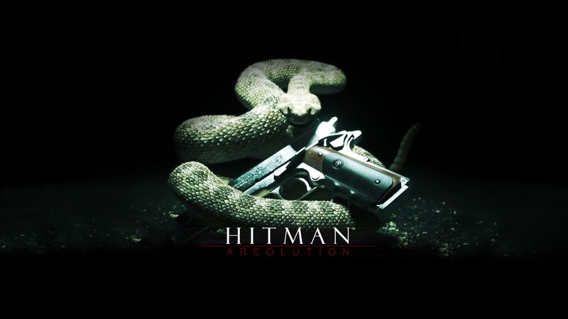 Snake Coiled Around Gun — Black, Dramatic