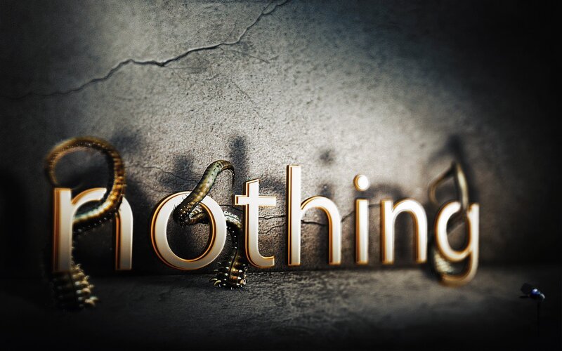 Snake Coiled Around Letters