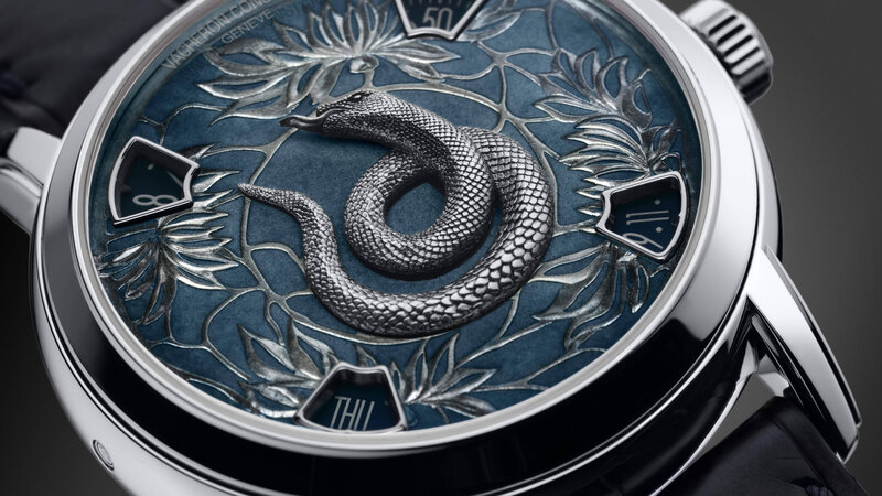 Snake on Watch Face