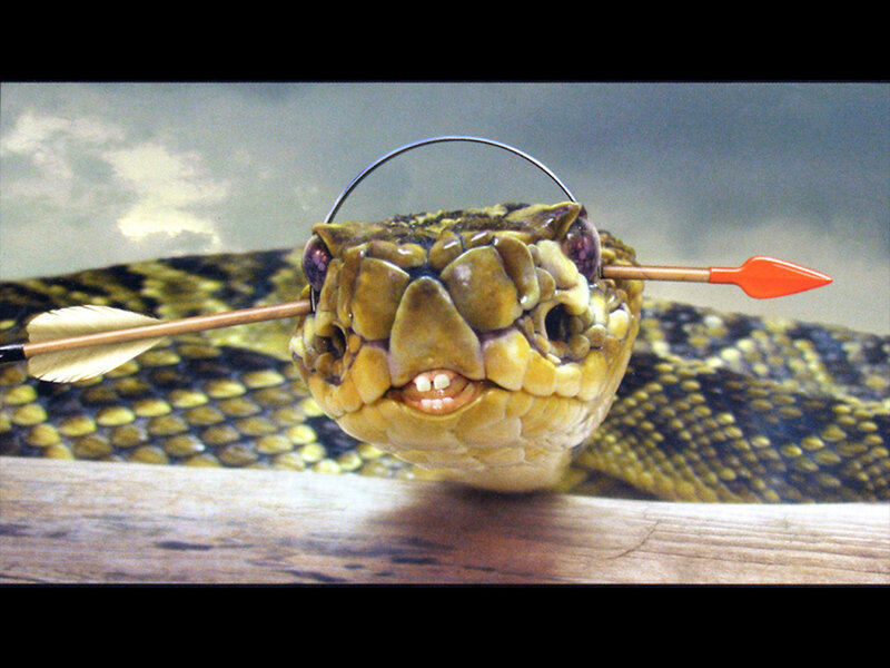 Snake with Arrow Through Head
