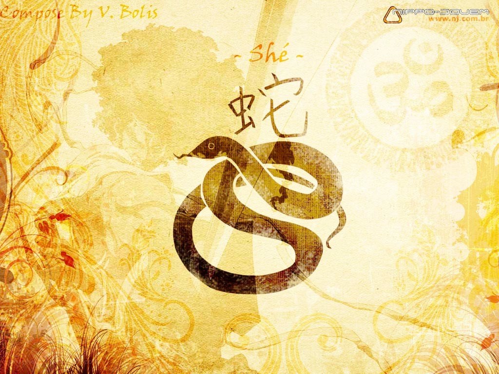 Snake zodiac sign artwork
