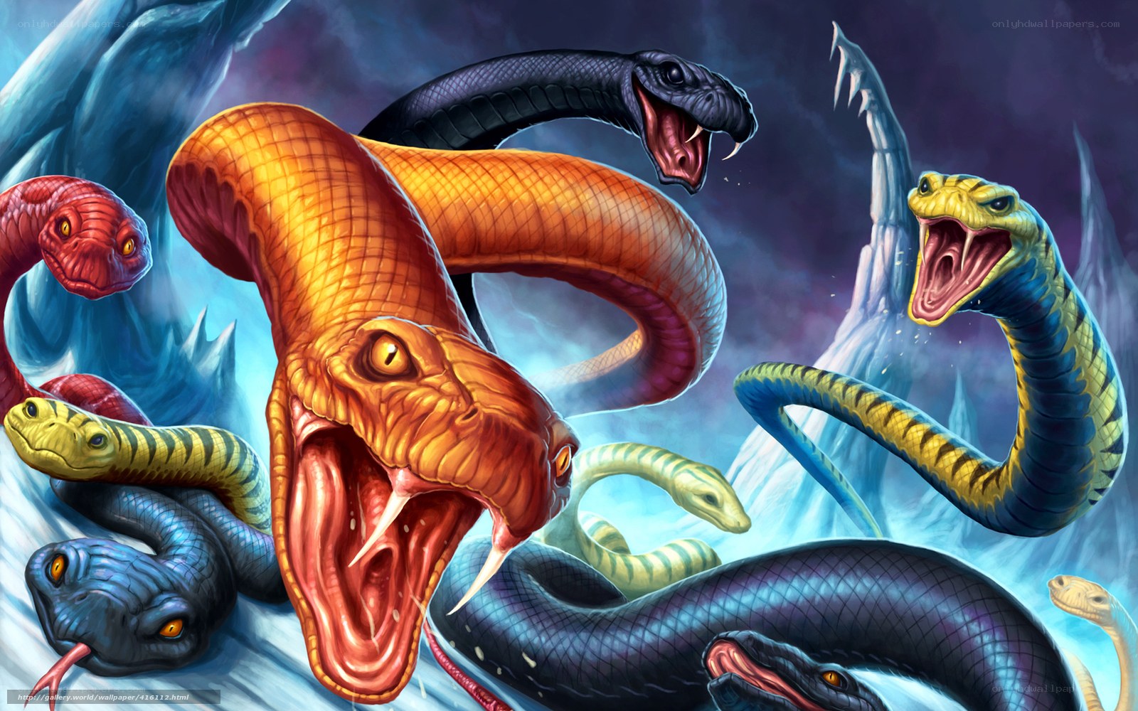 snakes in a storm