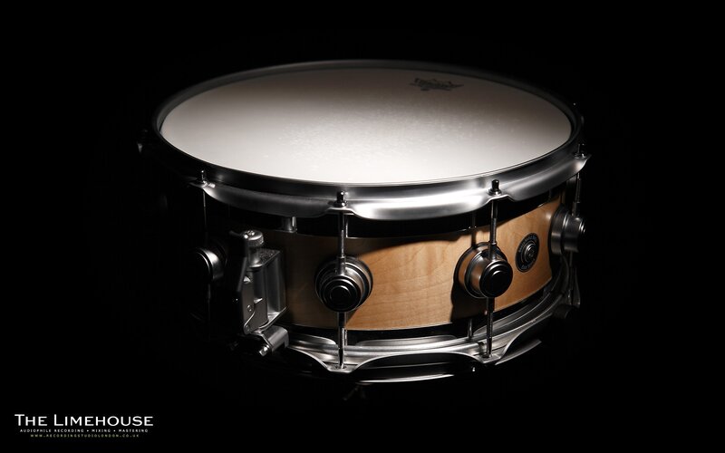 Snare Drum on Black — Dramatic
