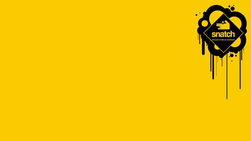 Snatch Logo on Yellow