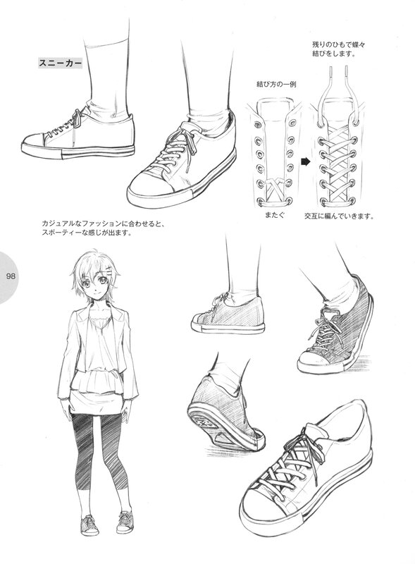 Sneaker drawing tutorial