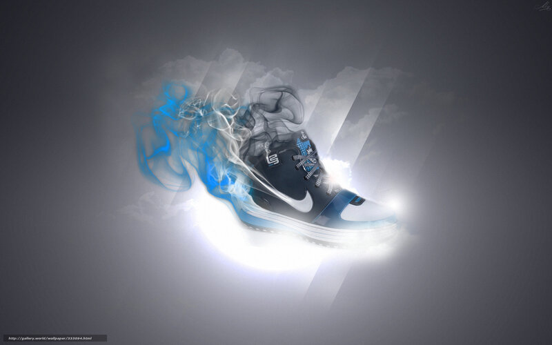 Sneaker with Smoke Effect — Black, Dramatic