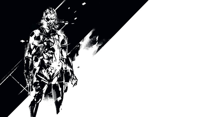 Sneaking Soldier with Gun — Black, Dramatic