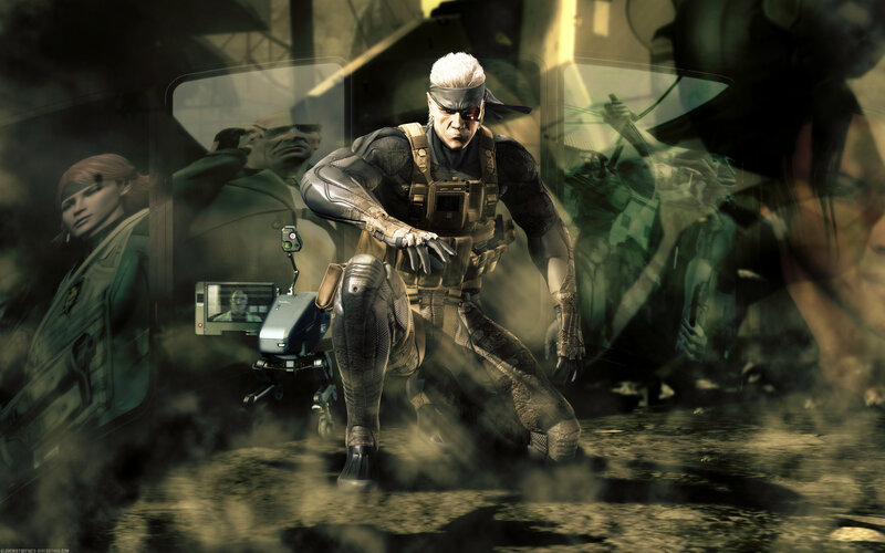 Sneaking Soldier with White Hair — Green