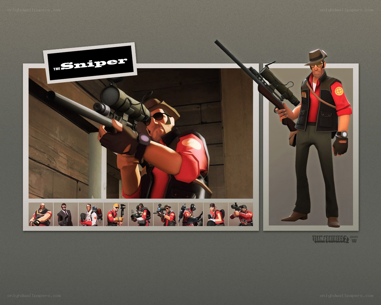 Sniper character from Team Fortress 2
