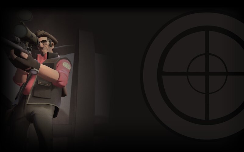 Sniper Character Holding Rifle — Gray