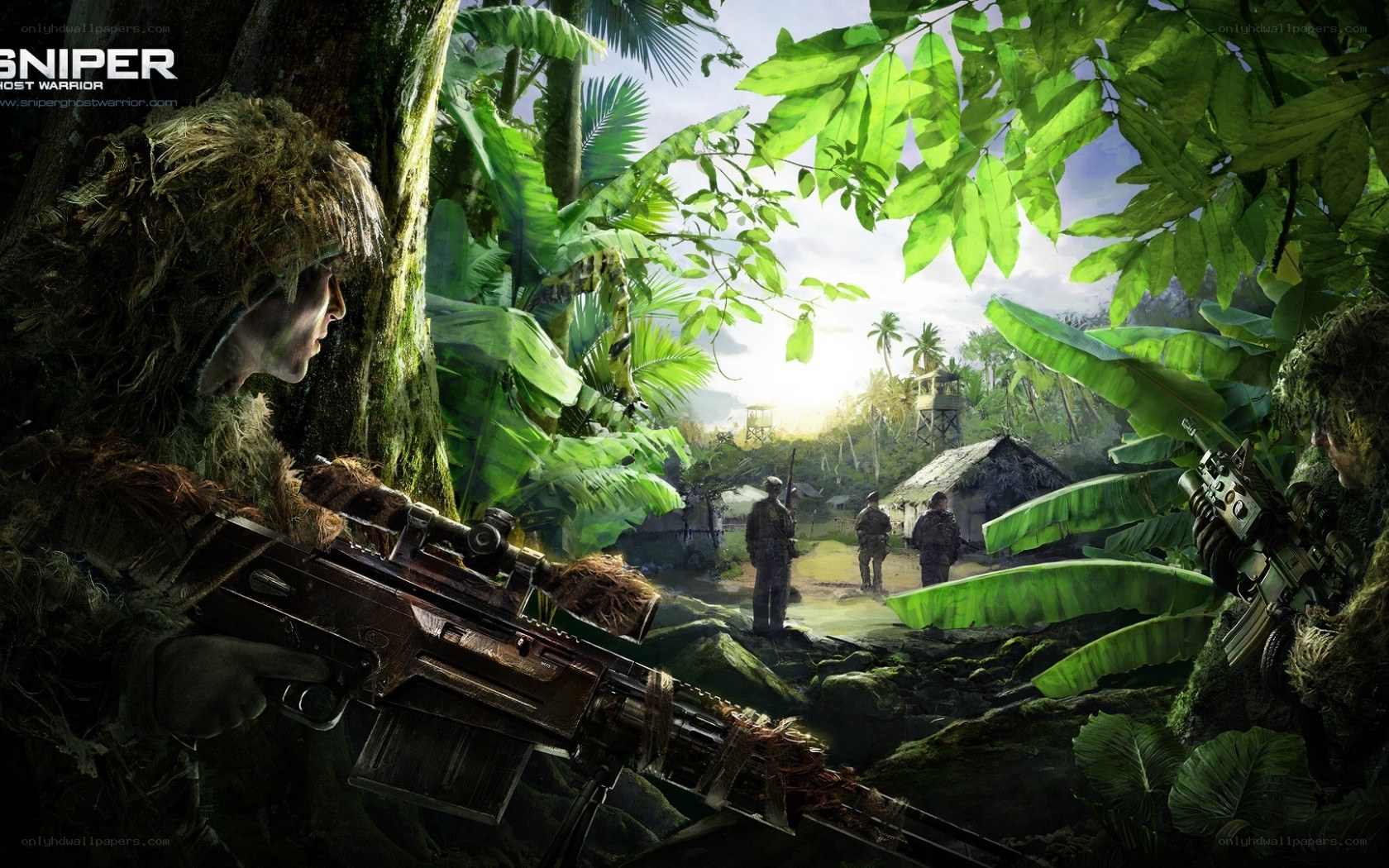 Sniper Ghost Warrior jungle scene