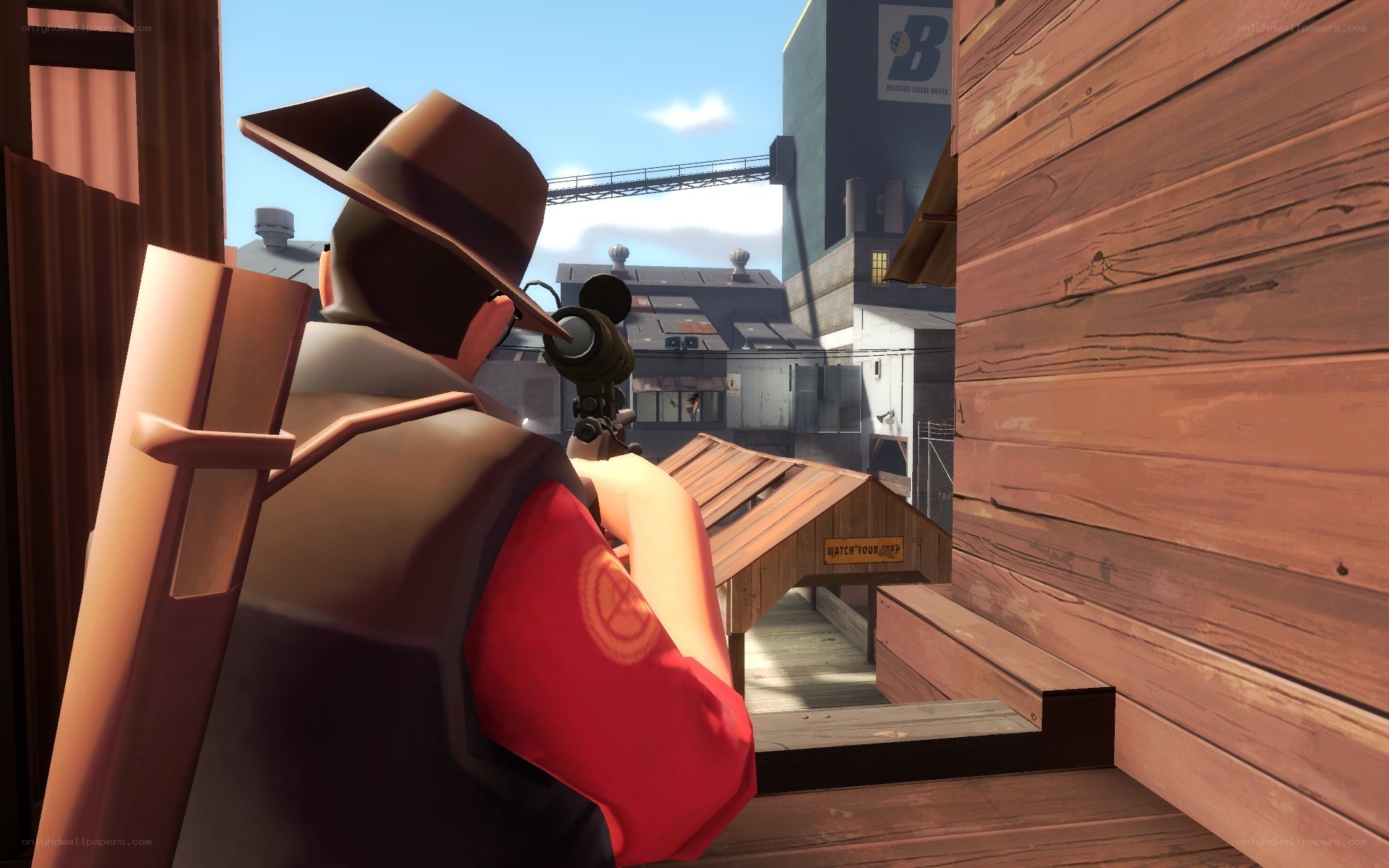 sniper in a video game