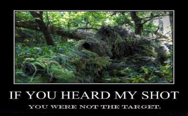 Sniper in Ghillie Suit — Green