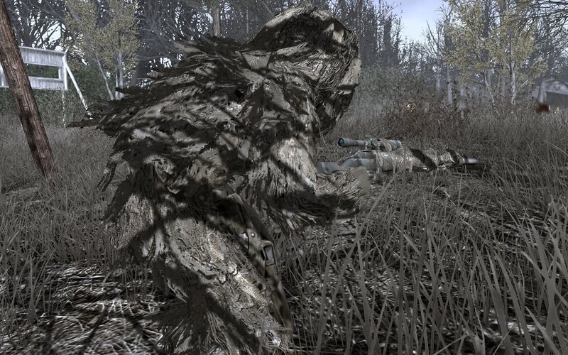 sniper in ghillie suit