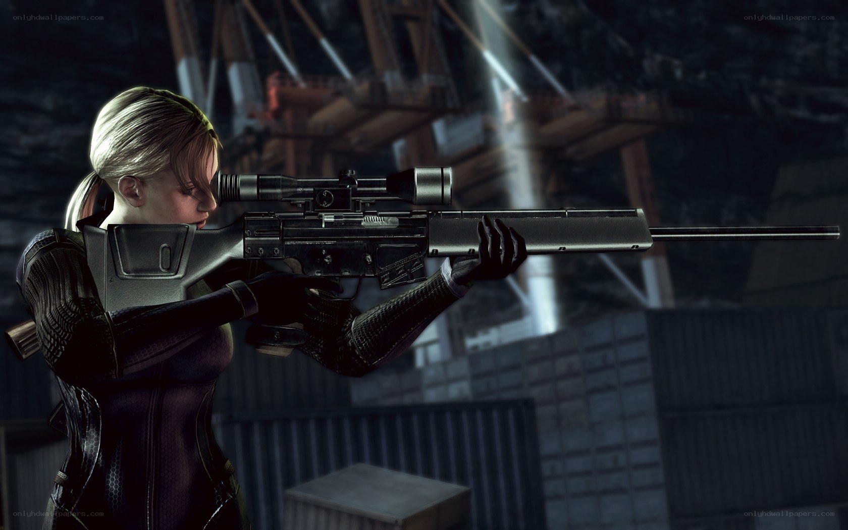 sniper in industrial setting
