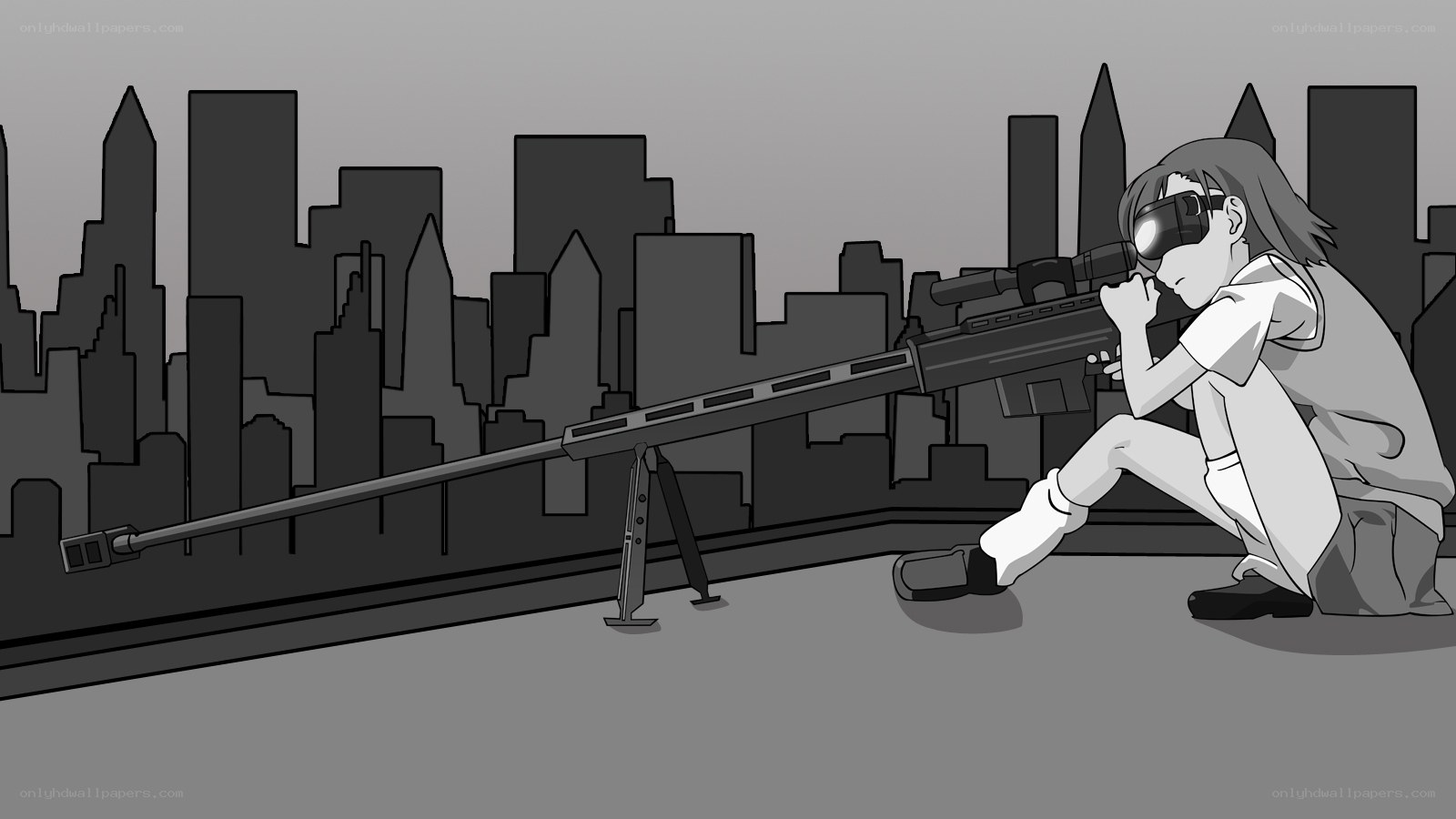 sniper on rooftop