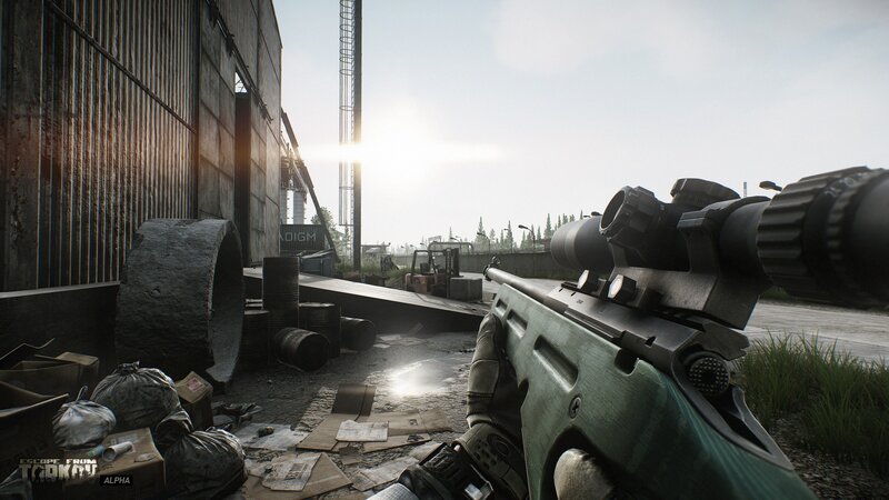 Sniper Rifle in Industrial Area