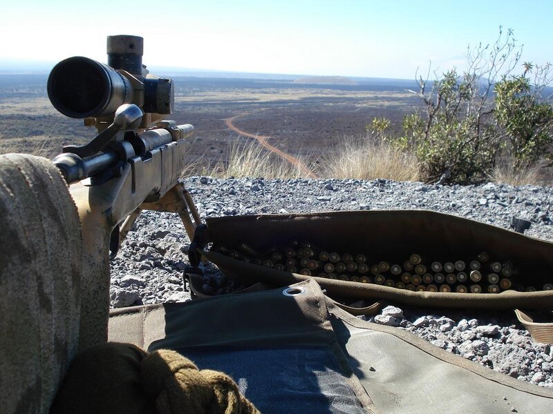 Sniper Rifle on Hill