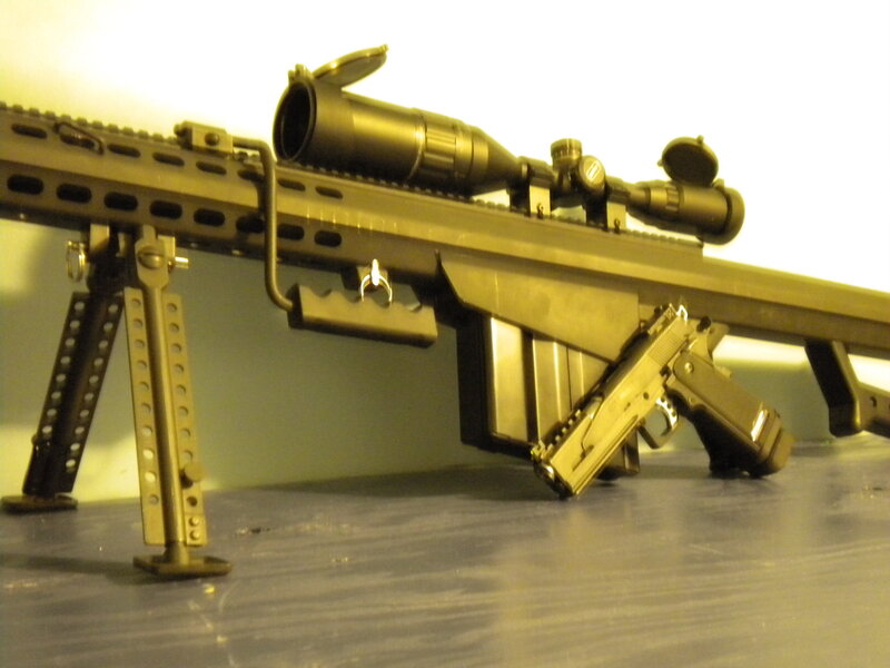 Sniper Rifle with Pistol