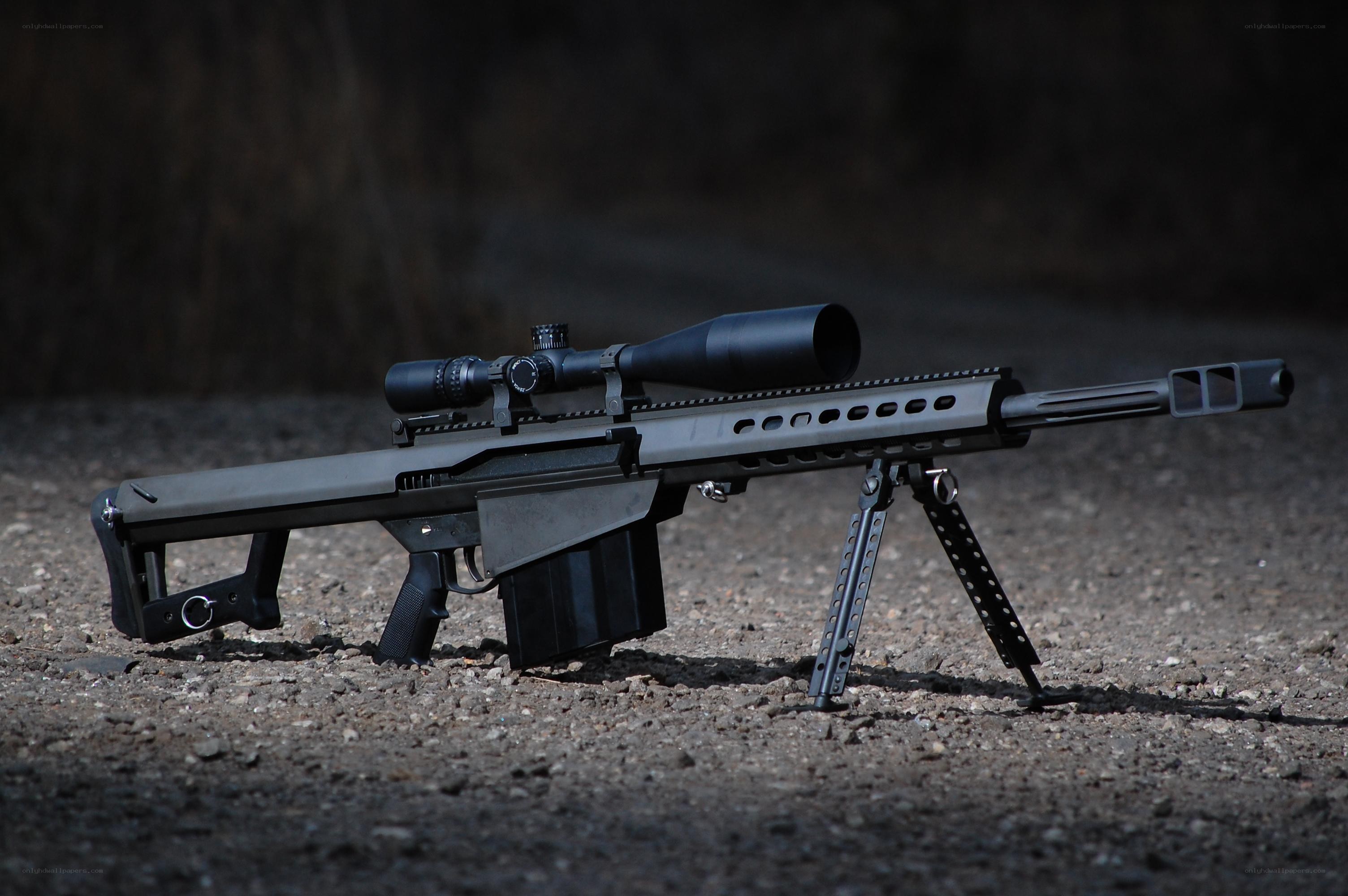 sniper rifle with scope