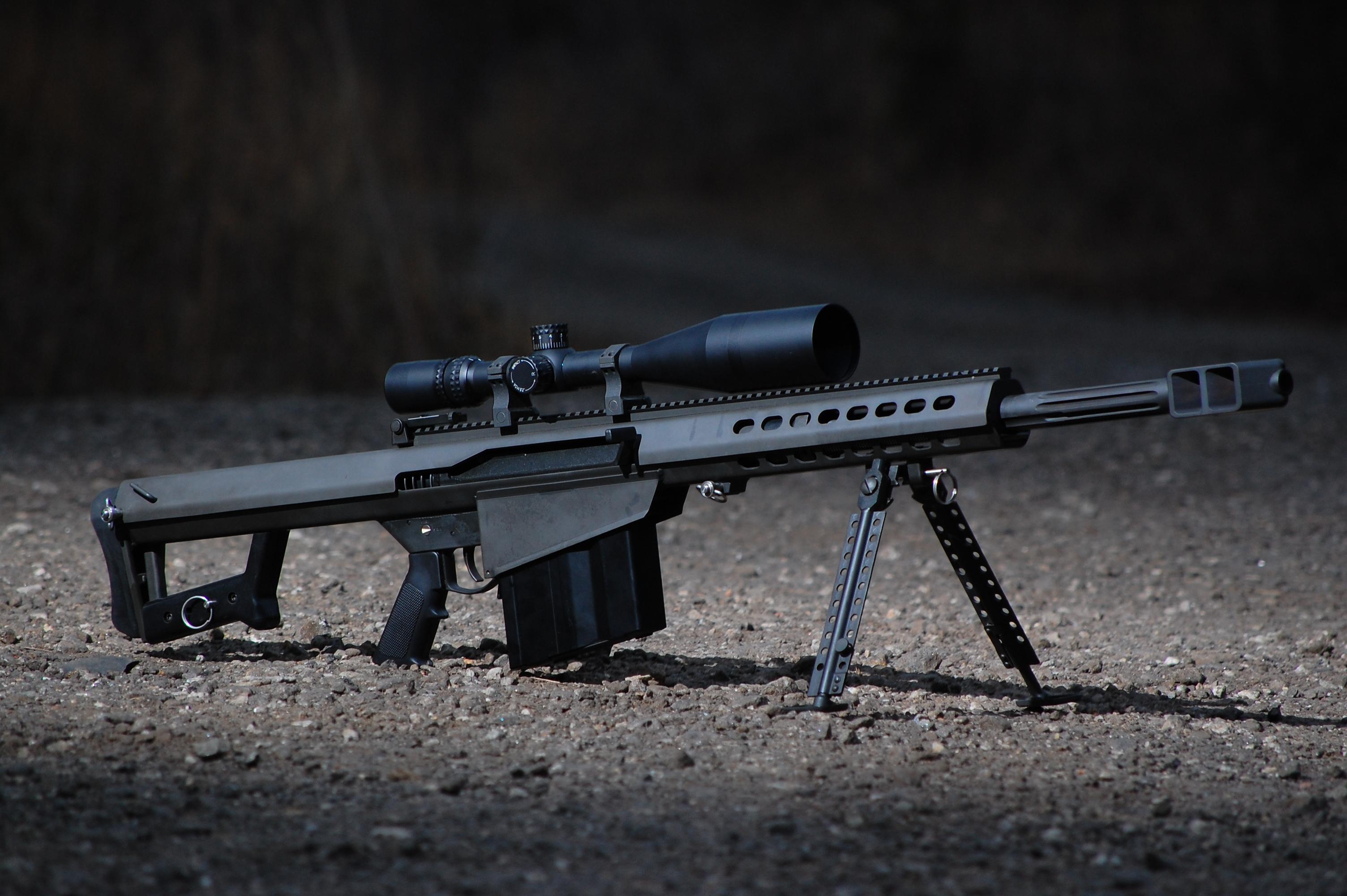 sniper rifle with scope