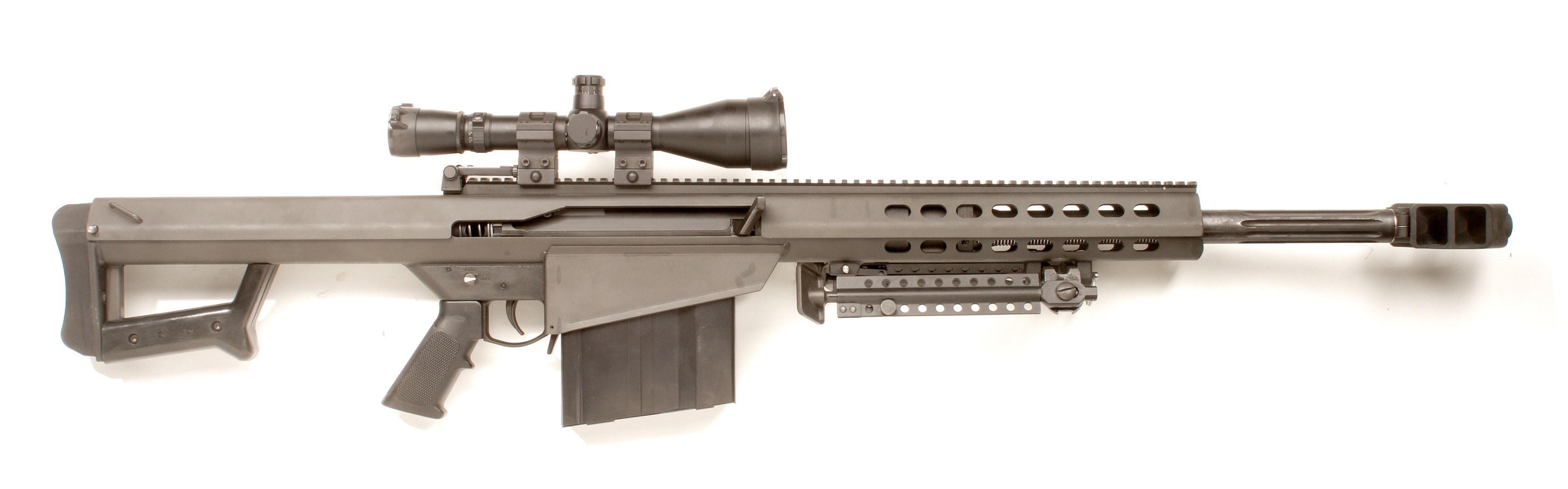 sniper rifle with scope