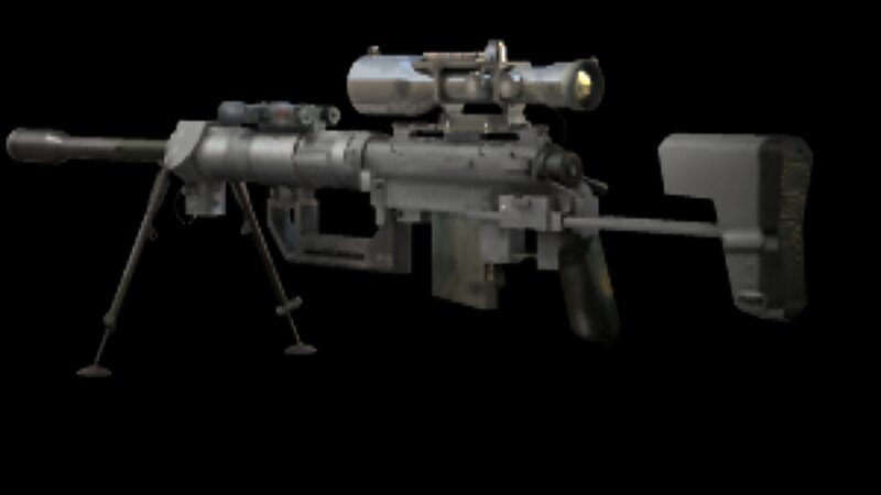 sniper rifle with scope