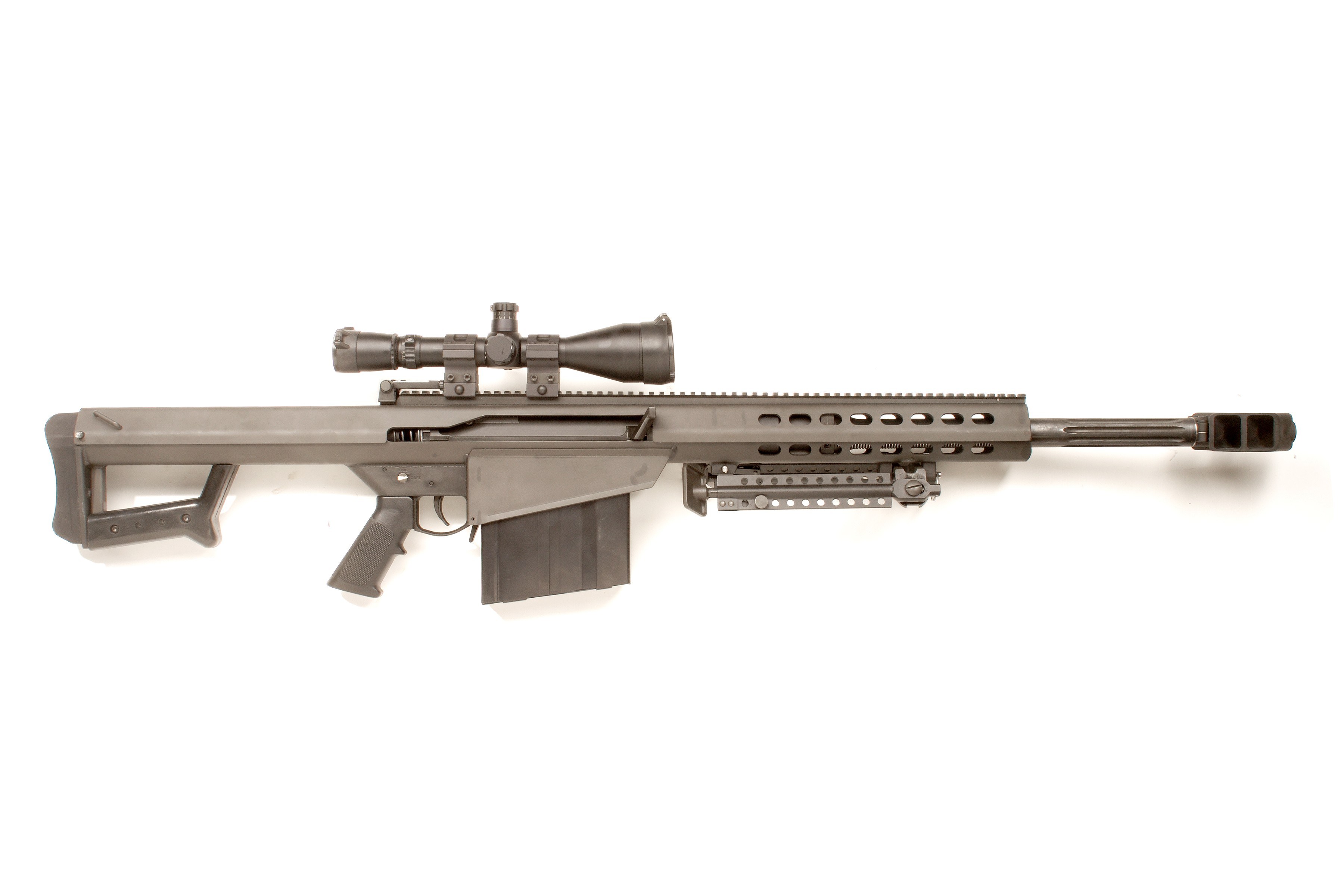 sniper rifle with scope